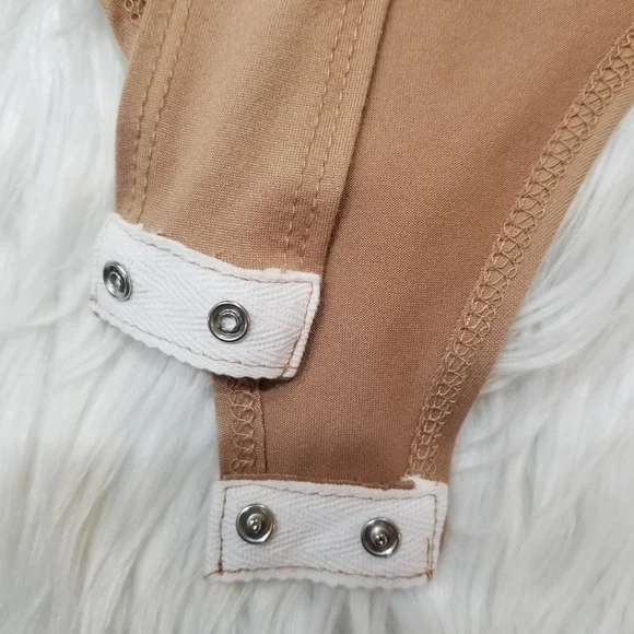 gaze Bodysuit High Neck Color Tan SIZE S. - Picture 13 of 17